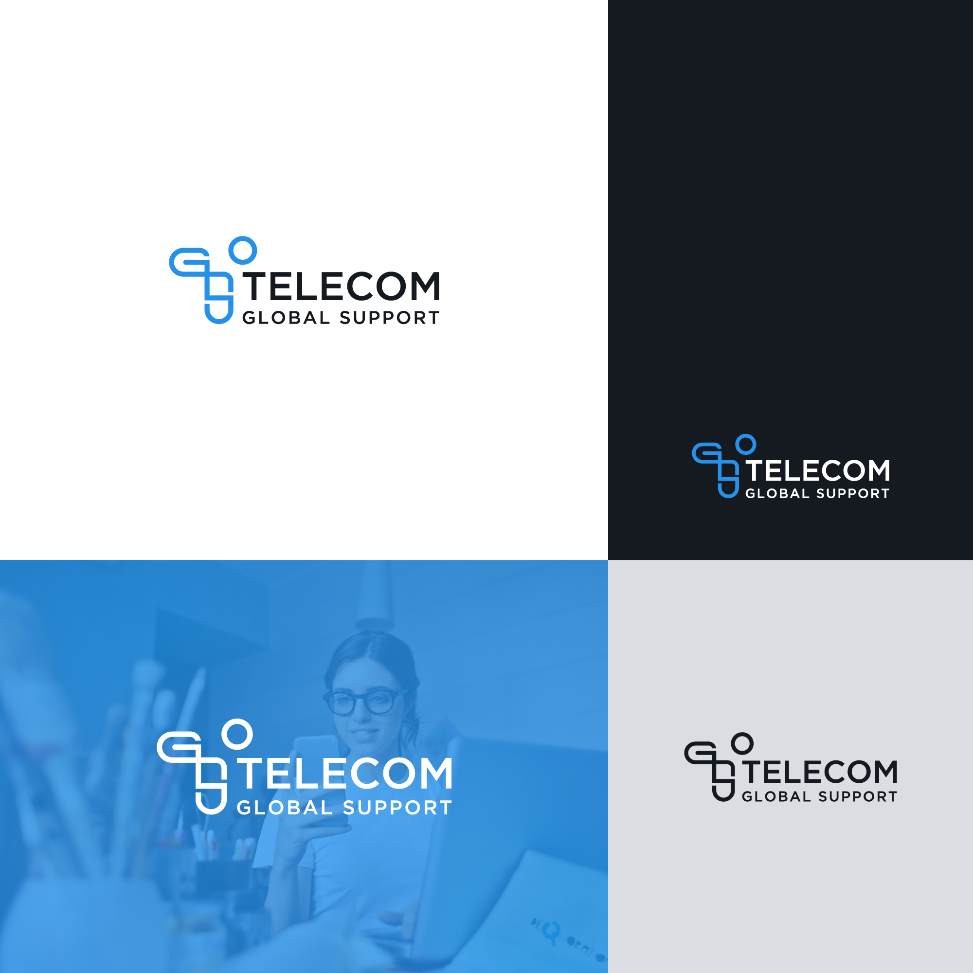 Diseño de Logo por artbondle para Telecom Global Support  | Diseño #28874186