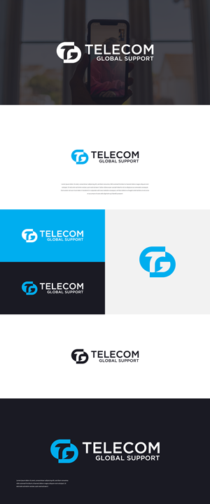 Diseño de Logo por artbondle para Telecom Global Support  | Diseño: #28874623
