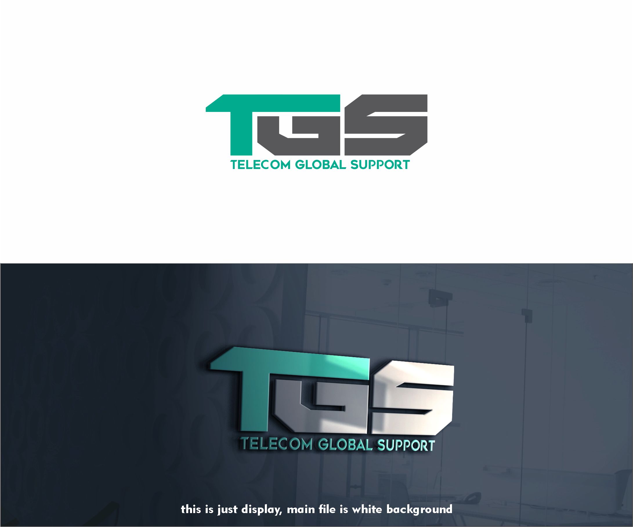 Logo-Design von alkaline für Telecom Global Support  | Design #28869140