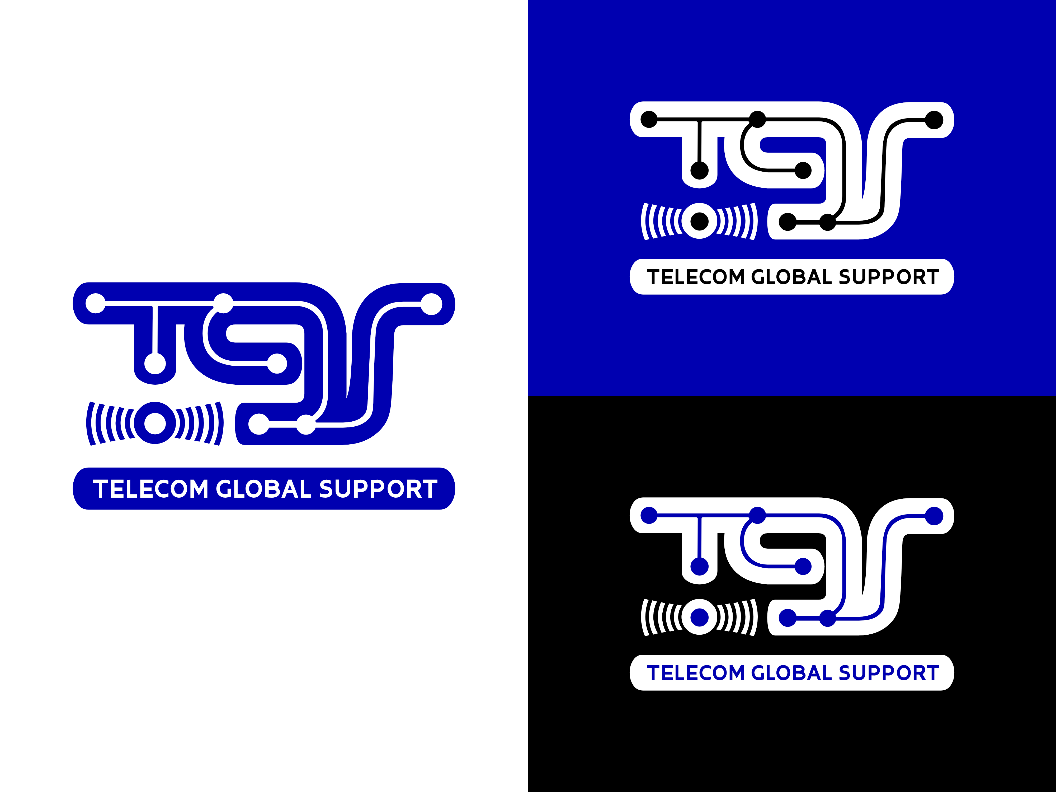 Diseño de Logo por ArrowGraphicDesign para Telecom Global Support  | Diseño #28897413