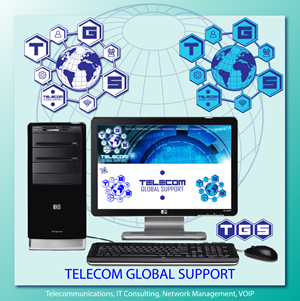 Logo-Design von Get'n Graphic für Telecom Global Support  | Design: #28897600