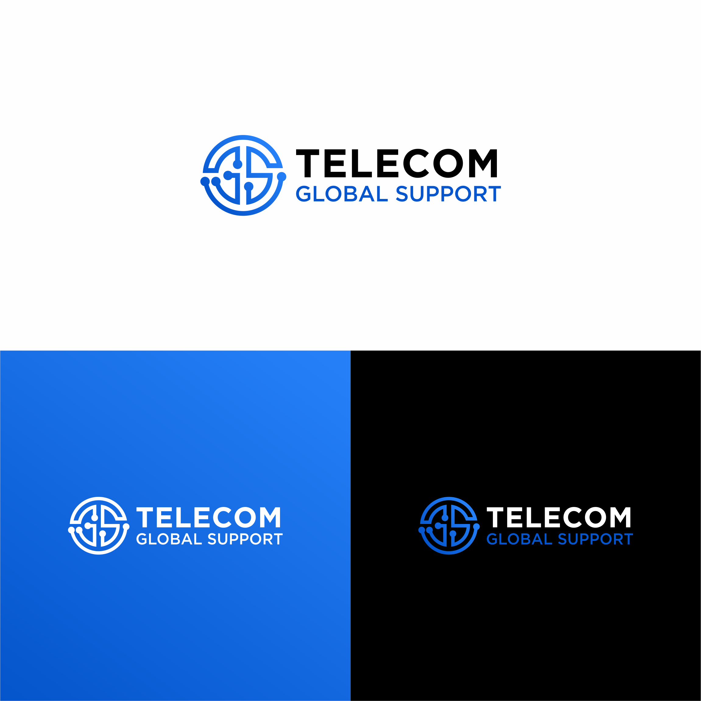 Logo Design by achil78 for Telecom Global Support  | Design #28886527