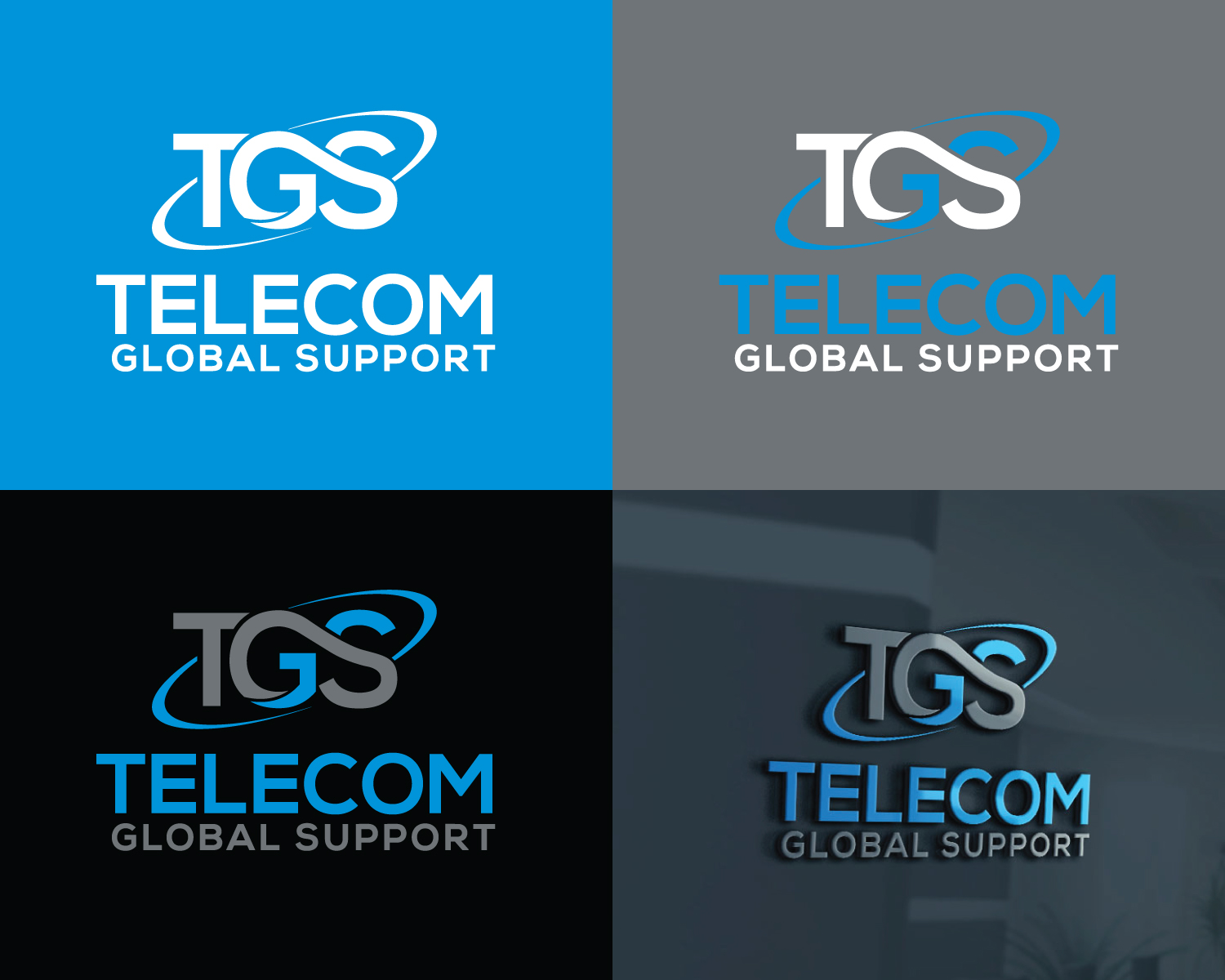Diseño de Logo por Atec para Telecom Global Support  | Diseño #28872466