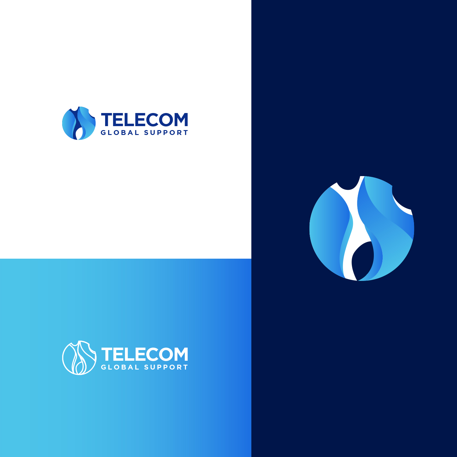 Logo Design by NZ Creatives for Telecom Global Support  | Design #28876370