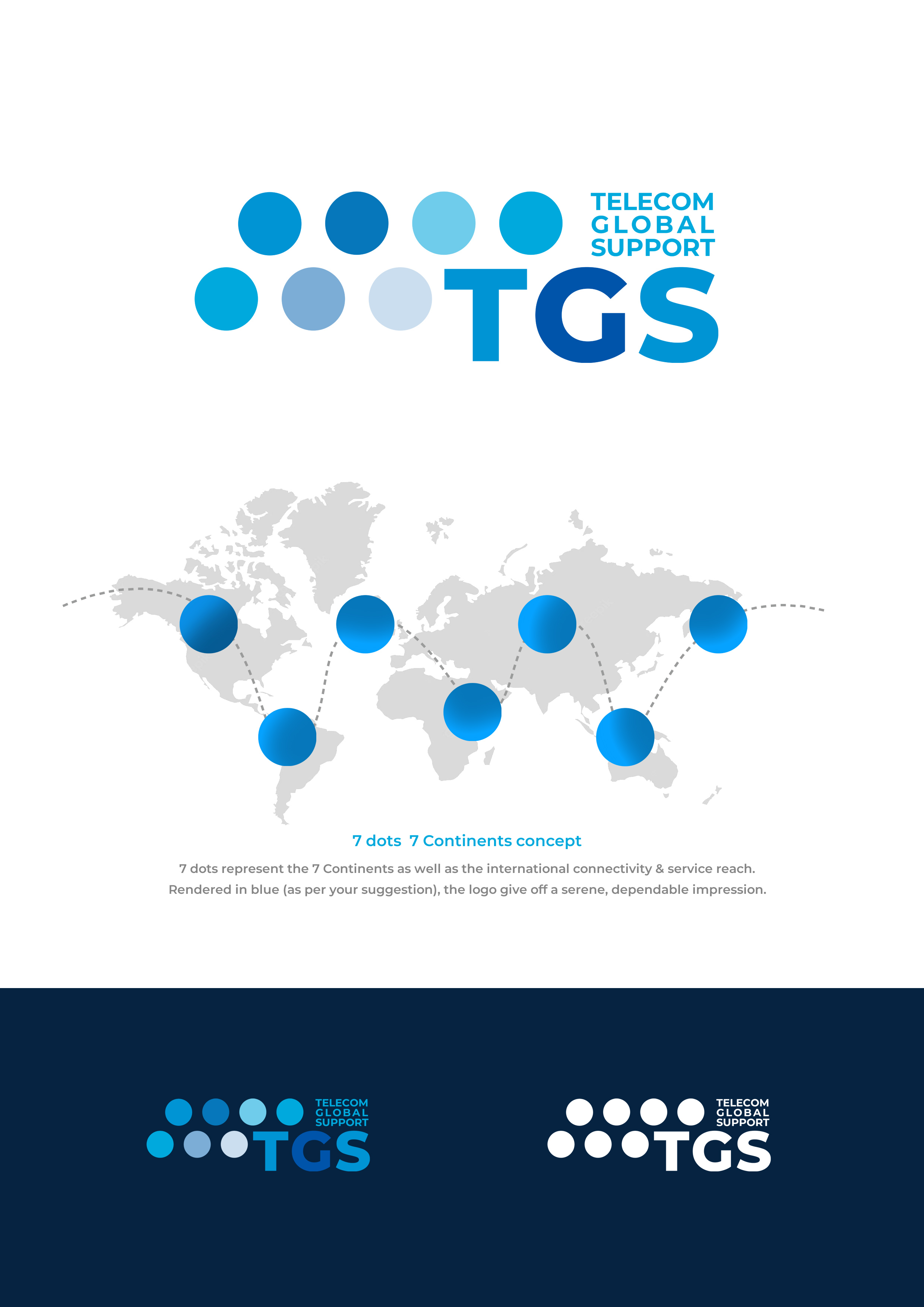 Logo Design by Skandan for Telecom Global Support  | Design #28918383