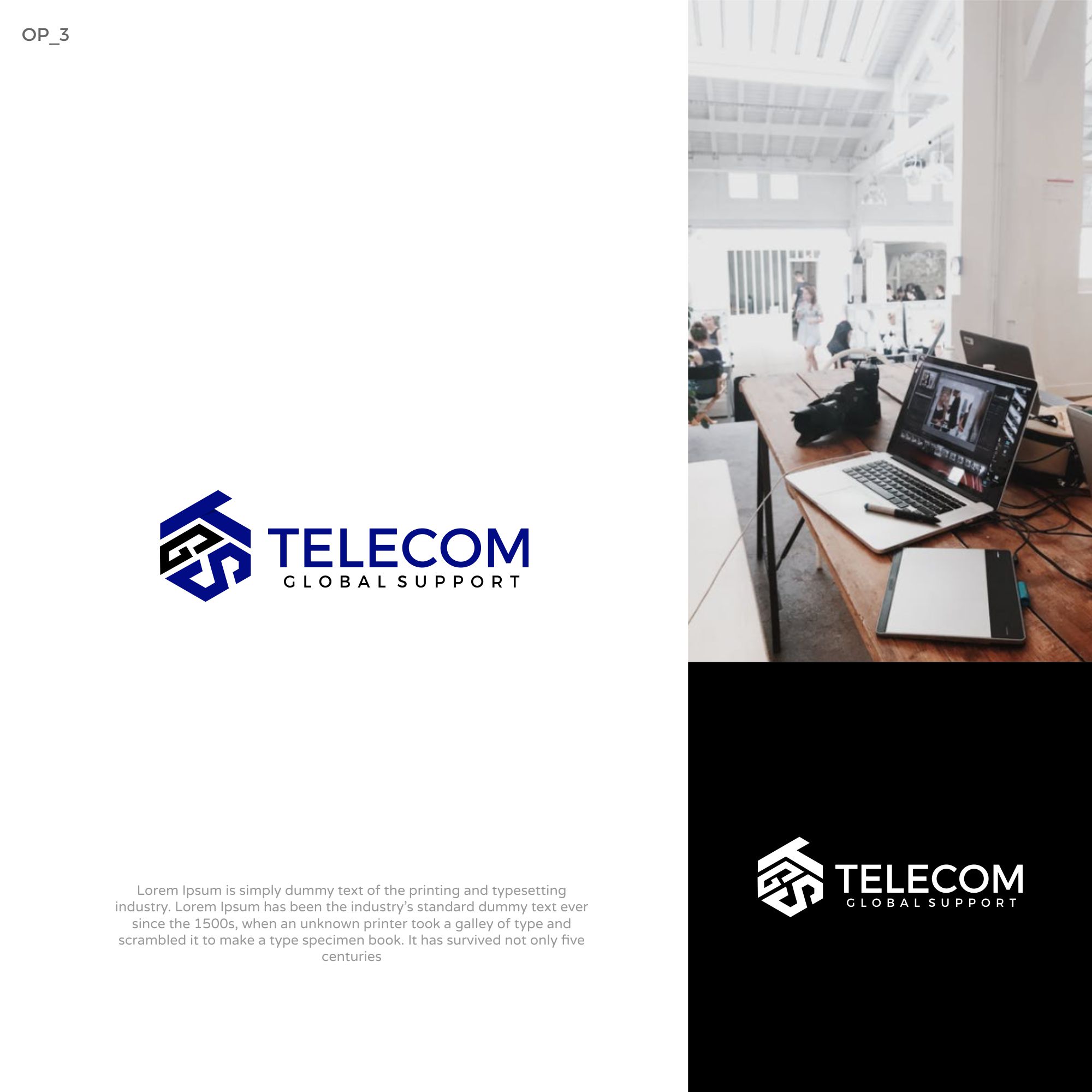 Logo-Design von SigmaStudio für Telecom Global Support  | Design #28874627
