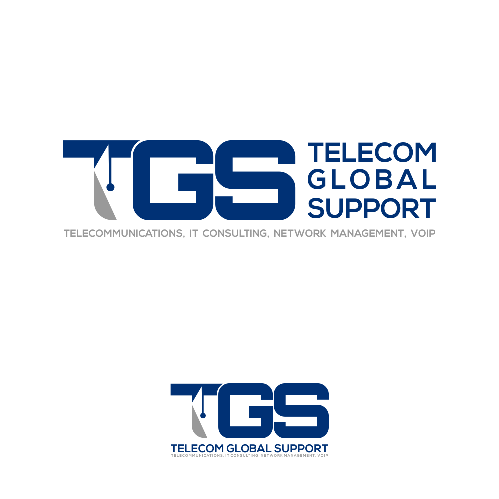 Logo Design by Gerald Design 3 for Telecom Global Support  | Design #28870284