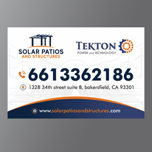 Signage Design by KreativeMadz for Tekton Power and Technology | Design: #28871035