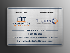Signage Design by ecorokerz for Tekton Power and Technology | Design: #28871177