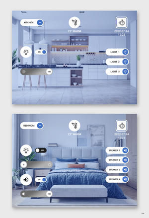 WebApp for IoT (Hue lights and Sonos/Spotify) | Web-Design von pb