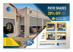 Advertisement Design by ELOISE LIND for Sun Control Retractable Shades | Design: #28904190