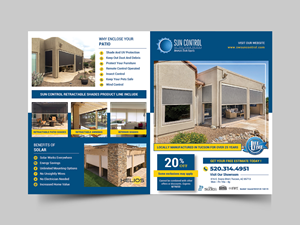 Advertisement Design by KreativeMadz for Sun Control Retractable Shades | Design: #28884867