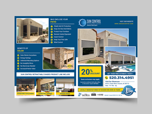 Advertisement Design by KreativeMadz for Sun Control Retractable Shades | Design: #28888507