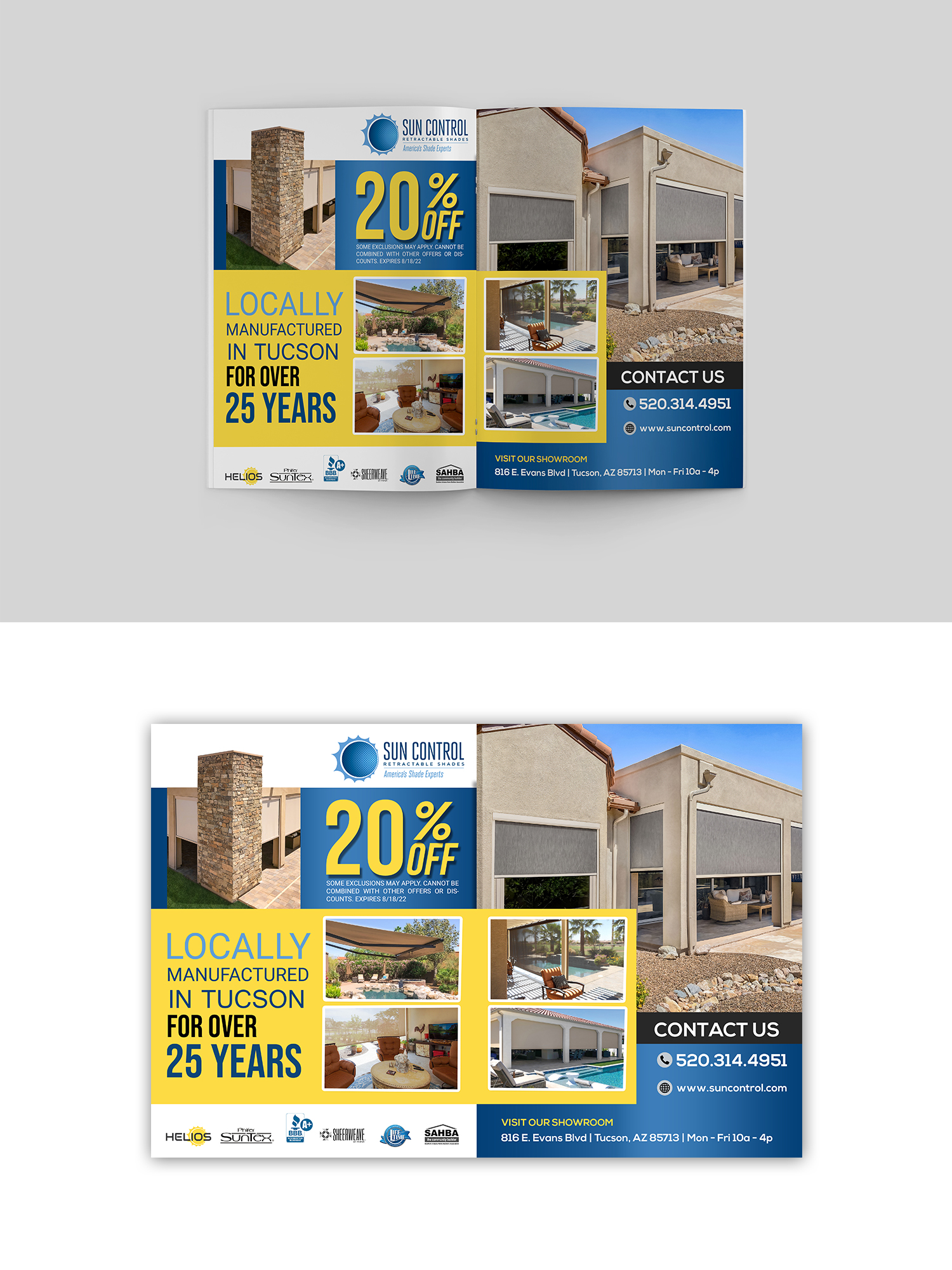 Advertisement Design by Design Motion for Sun Control Retractable Shades | Design #28876649