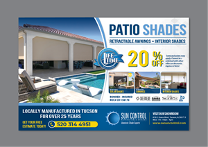 Advertisement Design by alex989 for Sun Control Retractable Shades | Design: #28929701