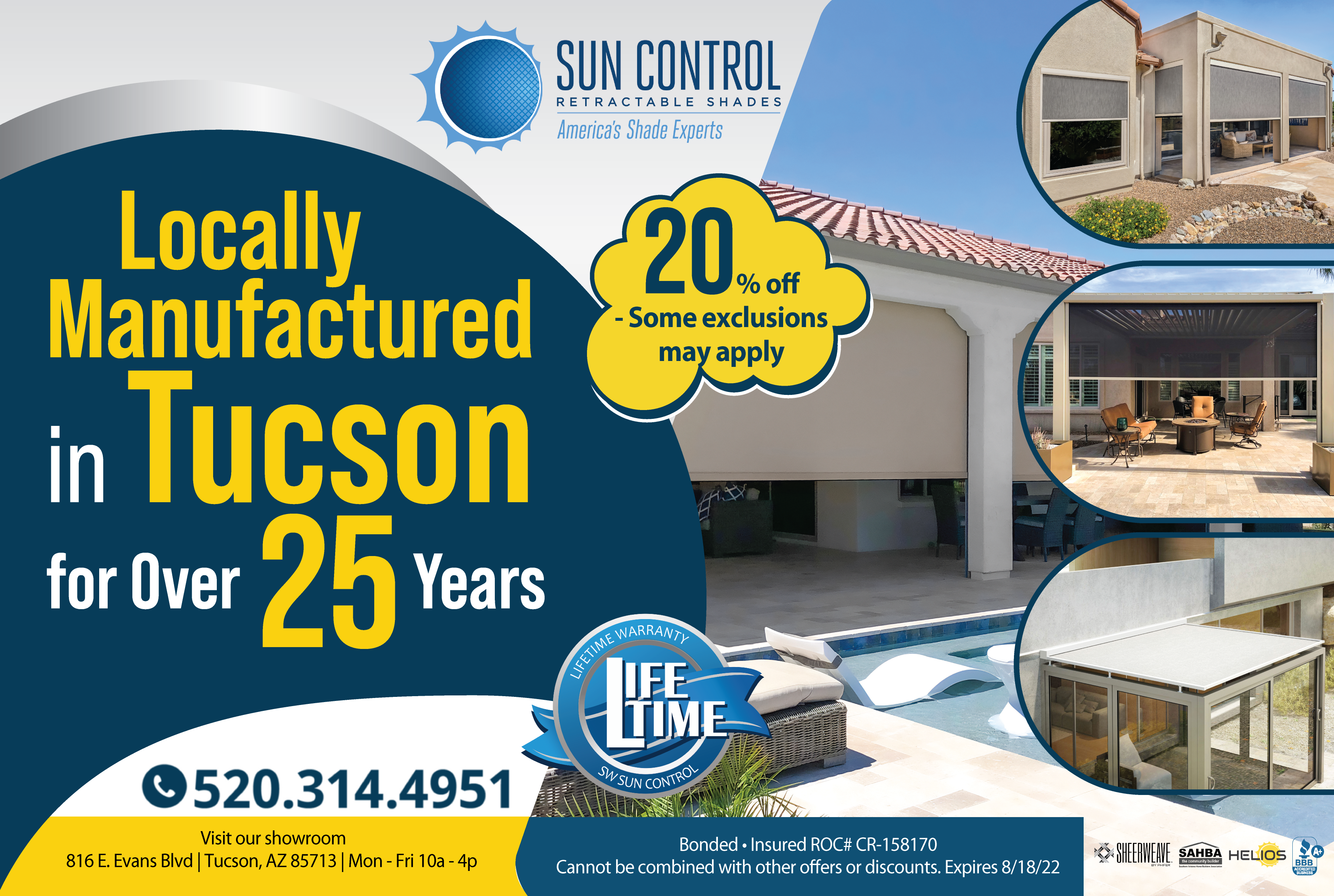 Advertisement Design by Impressive Sol for Sun Control Retractable Shades | Design #28928911