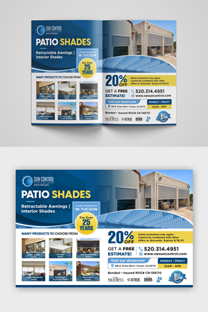 Advertisement Design by debdesign for Sun Control Retractable Shades | Design: #28879844