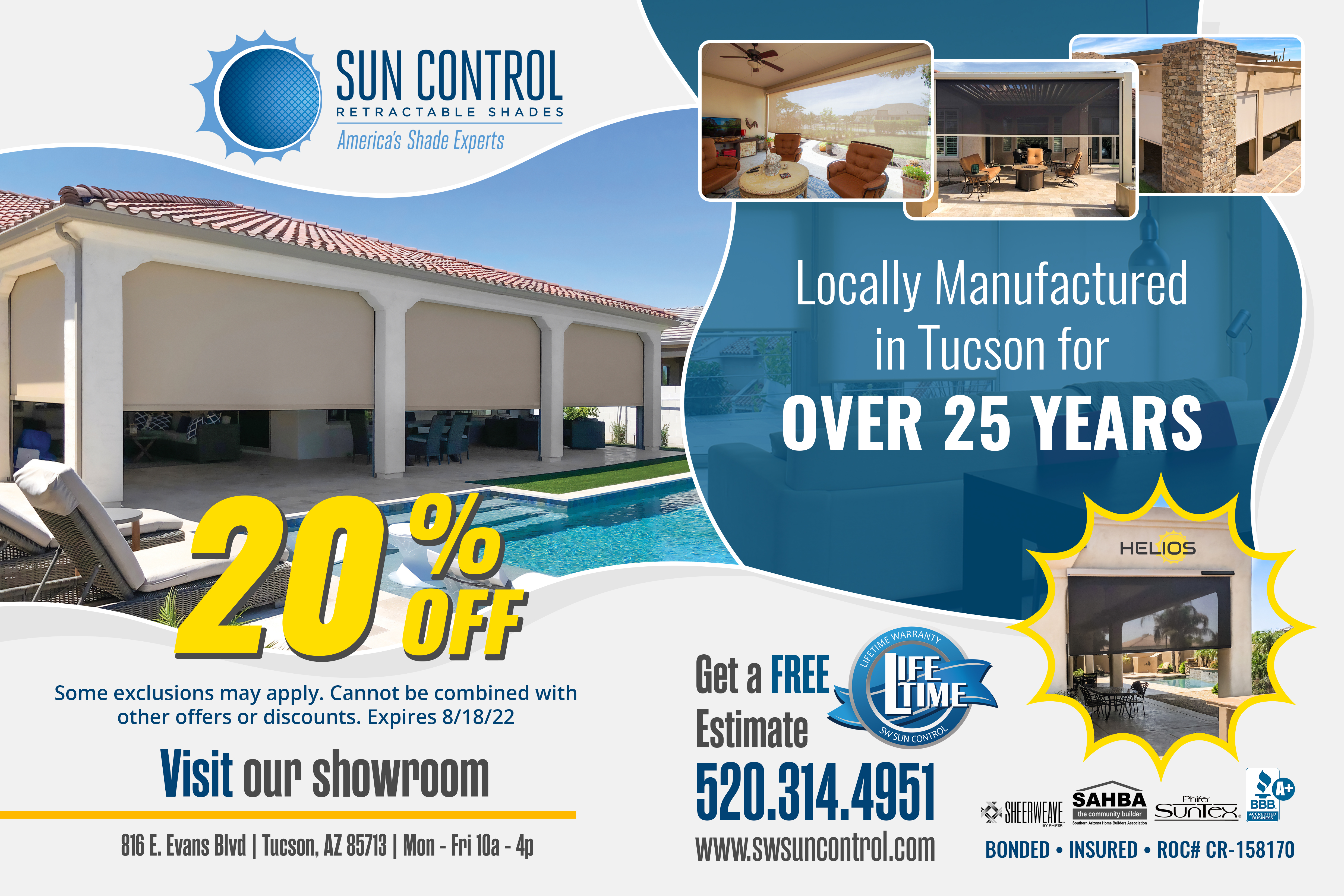 Advertisement Design by Hristo Itchov for Sun Control Retractable Shades | Design #28903236