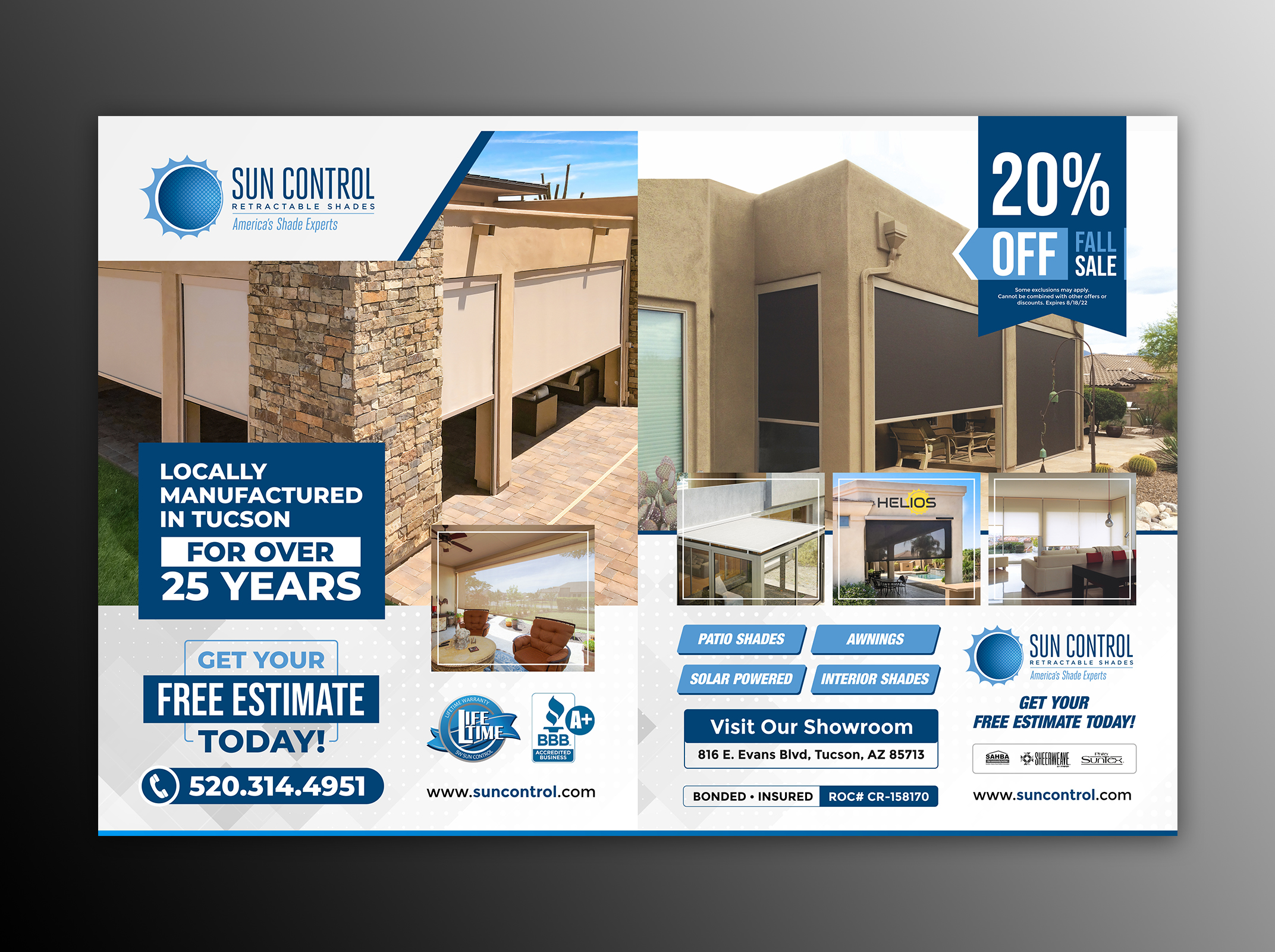 Advertisement Design by ecorokerz for Sun Control Retractable Shades | Design #28883223