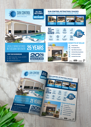 Advertisement Design by Graphic Guy for Sun Control Retractable Shades | Design: #28917388