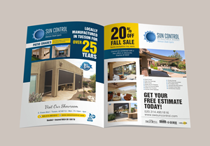Advertisement Design by Happy18 for Sun Control Retractable Shades | Design: #28878098