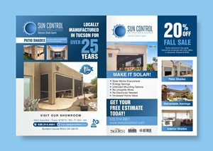 Advertisement Design by Happy18 for Sun Control Retractable Shades | Design: #28897602