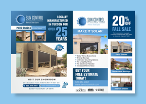 Advertisement Design by Happy18 for Sun Control Retractable Shades | Design: #28897603