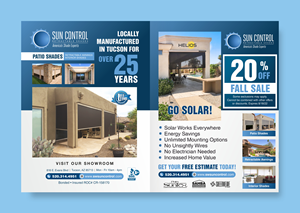 Advertisement Design by Happy18 for Sun Control Retractable Shades | Design: #28906867