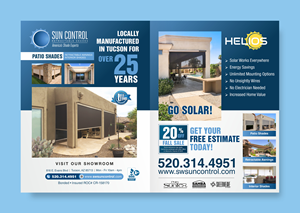Advertisement Design by Happy18 for Sun Control Retractable Shades | Design: #28908943