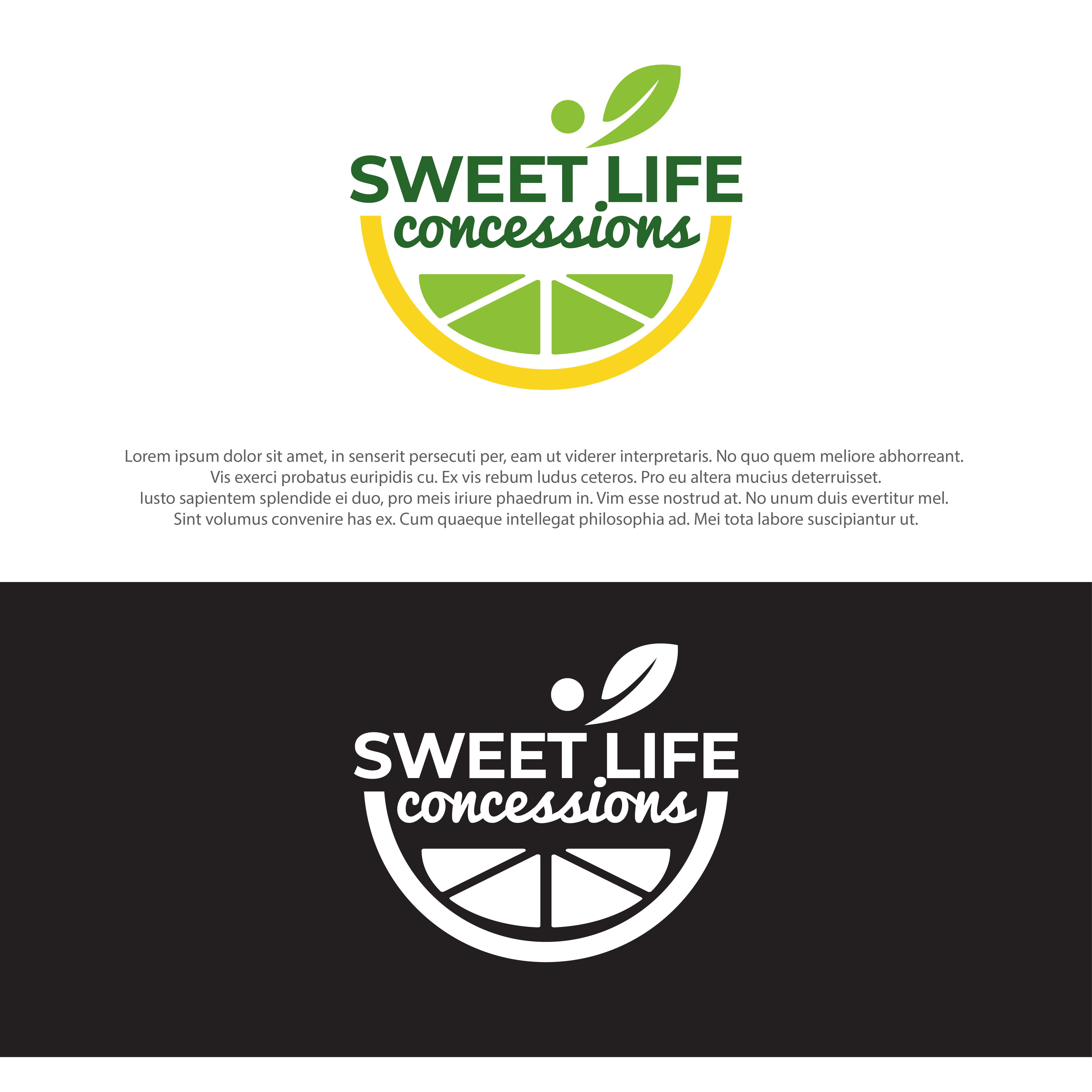 Logo Design by farady for Sweet Life Concessions LLC | Design #28907706