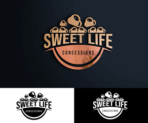 Logo Design by 24ksunny for Sweet Life Concessions LLC | Design: #28873981