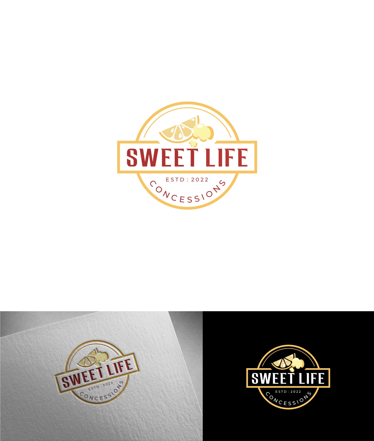 Diseño de Logo por ecorokerz para Sweet Life Concessions LLC | Diseño #28874709