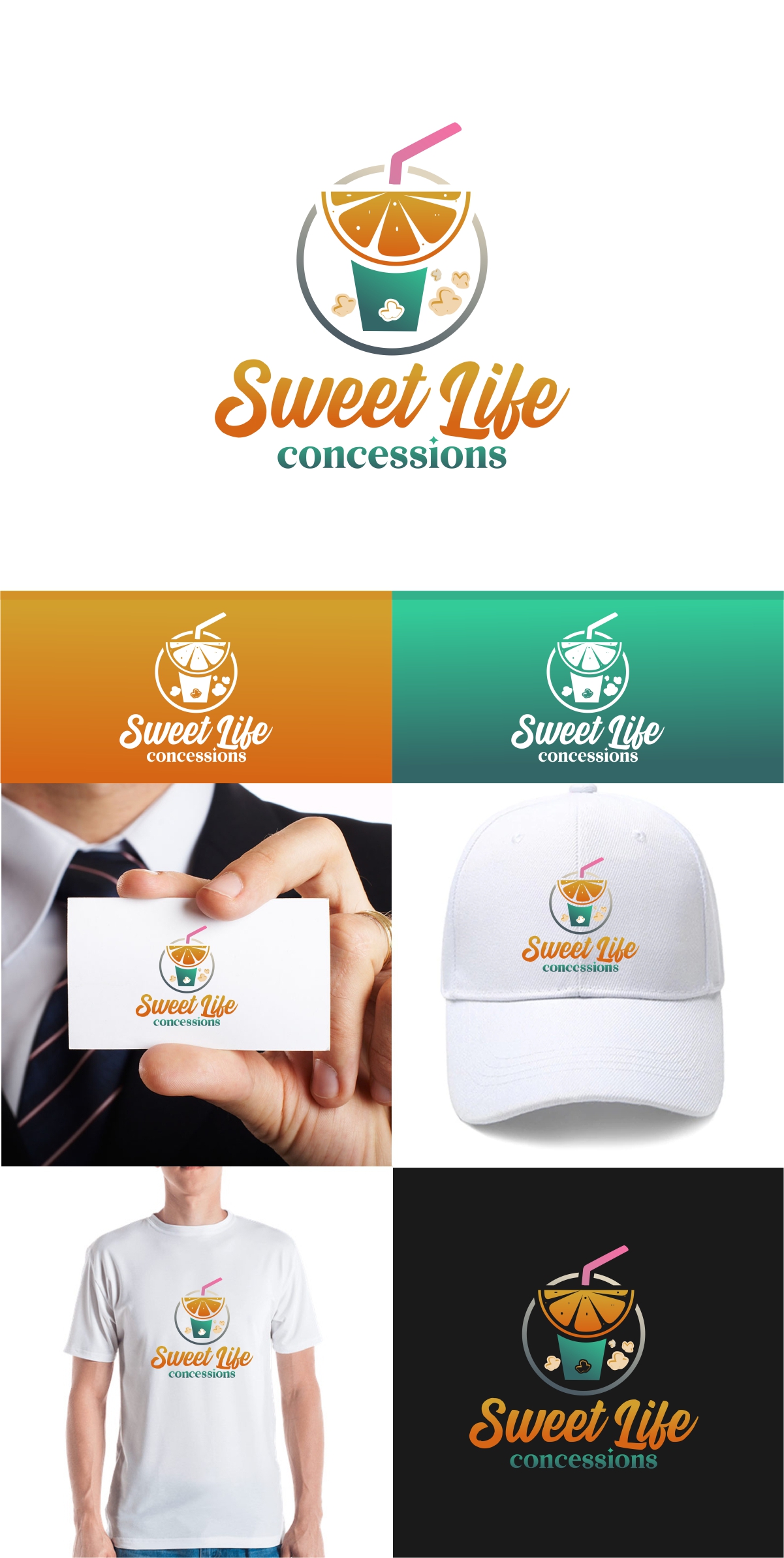 Diseño de Logo por fly  design para Sweet Life Concessions LLC | Diseño #28876161