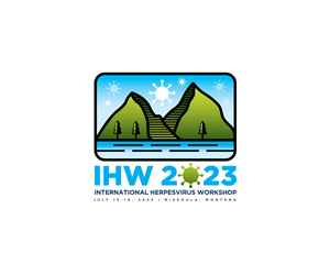 IHW 2023 (or International Herpesvirus Workshop)  | July 15-19, 2023 | Missoula, Montana | Logo Design by DesignFriday