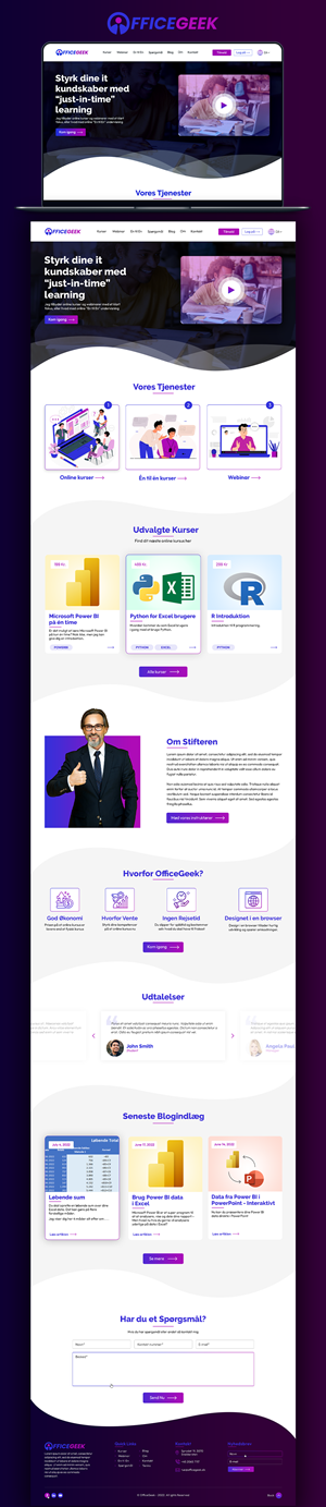 Web Design by afelidesigns for Officegeek | Design #28888487