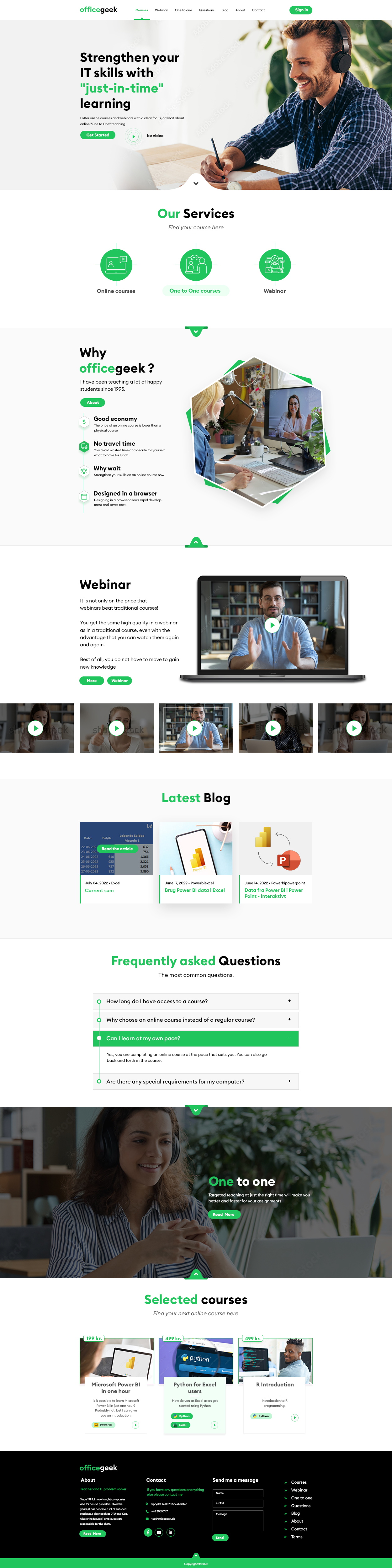 Diseño Web por nh5 para Officegeek | Diseño #28894890