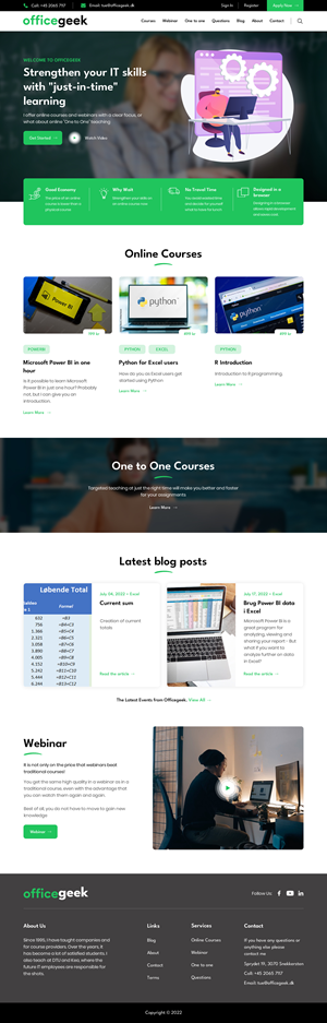 Web Design by Sujit Banerjee for Officegeek | Design: #28893966
