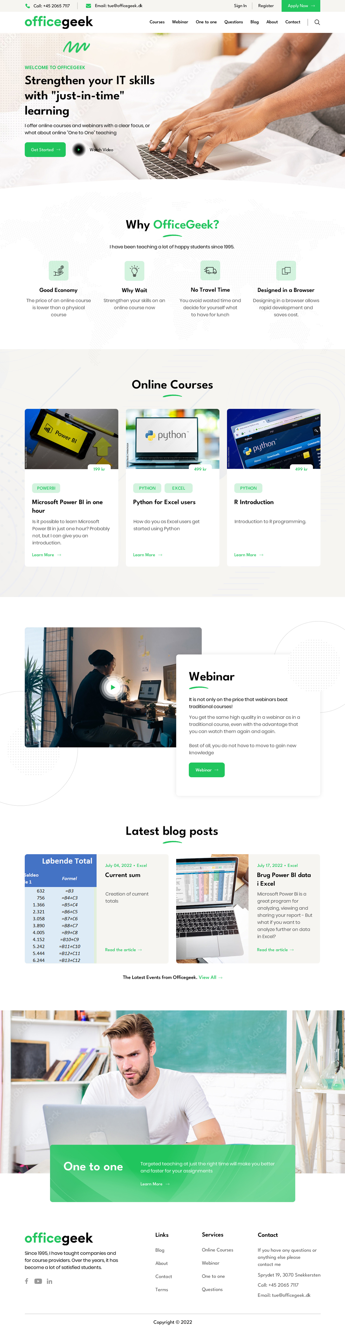 Web Design by Sujit Banerjee for Officegeek | Design #28899441