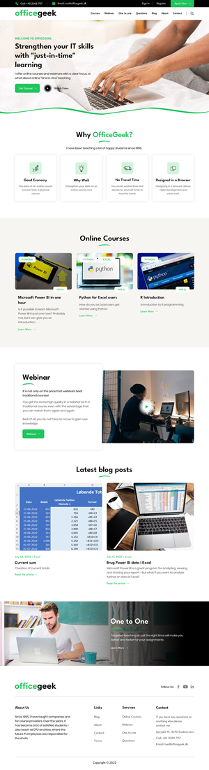 Web Design by Sujit Banerjee for Officegeek | Design: #28899442