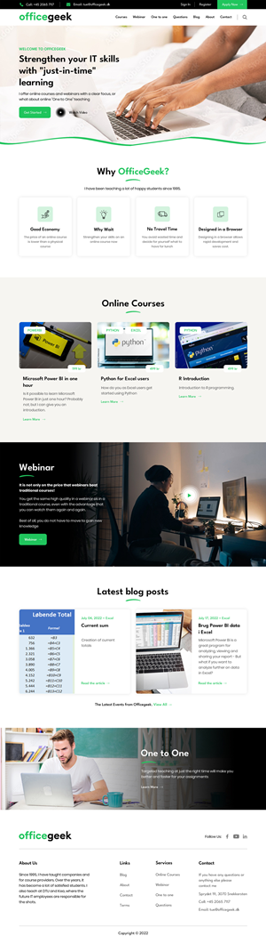 Web Design by Sujit Banerjee for Officegeek | Design: #28910704