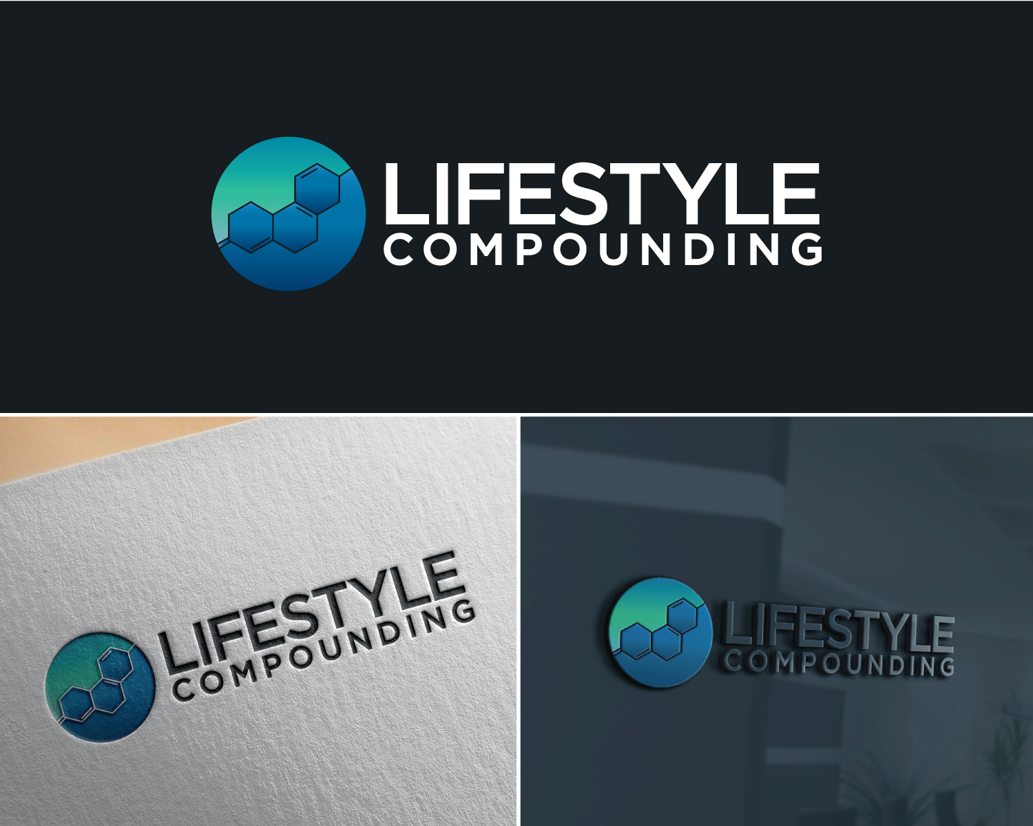 Logo Design by Atec for Lifestyle Compounding | Design #28881877