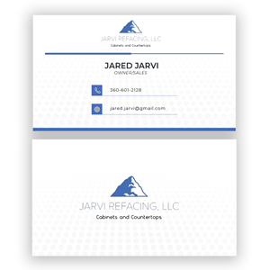 Diseño de Tarjeta de Presentación por DeriMH para Jarvi Refacing LLC | Diseño: #28878147