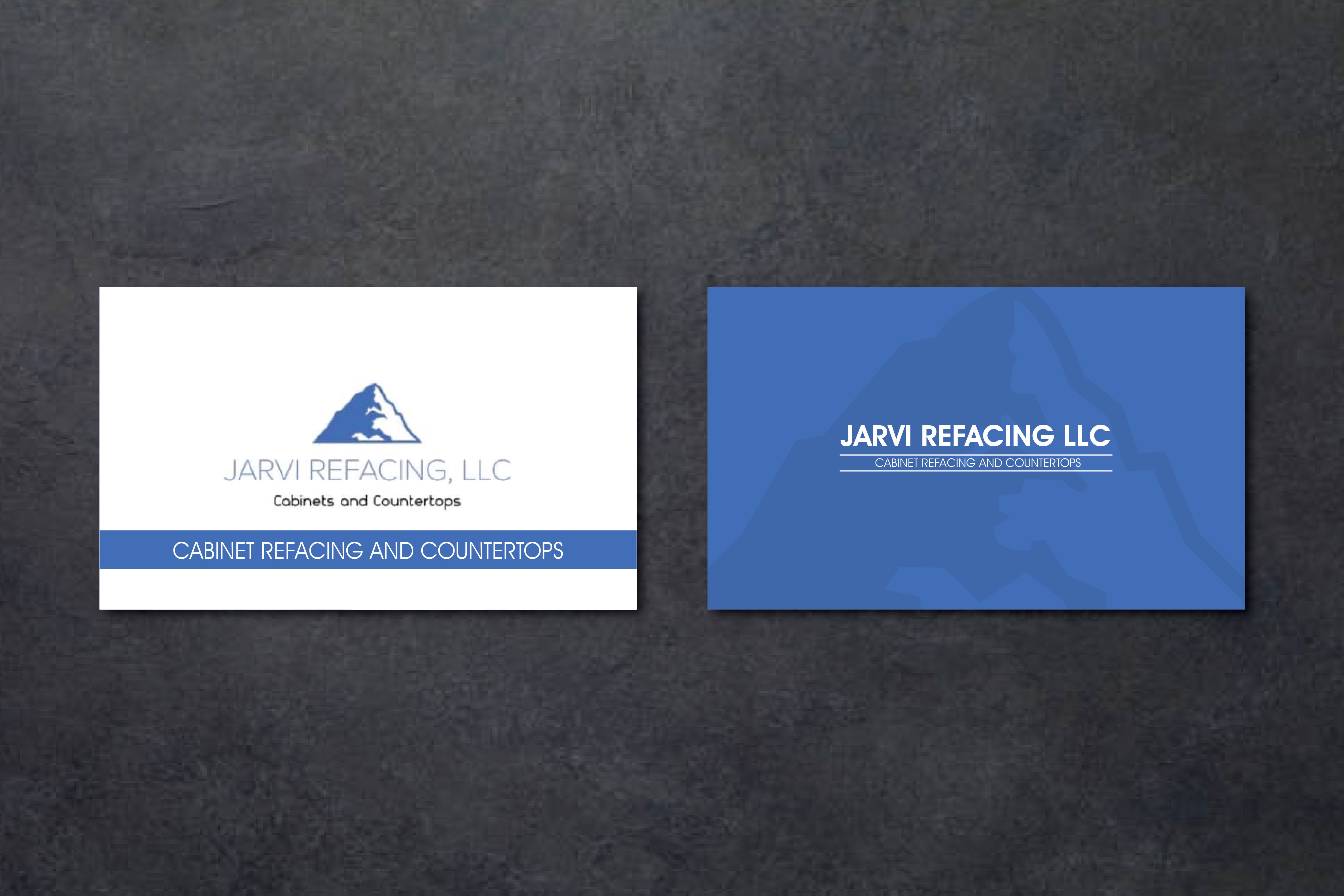 Diseño de Tarjeta de Presentación por artbitin para Jarvi Refacing LLC | Diseño #28879452