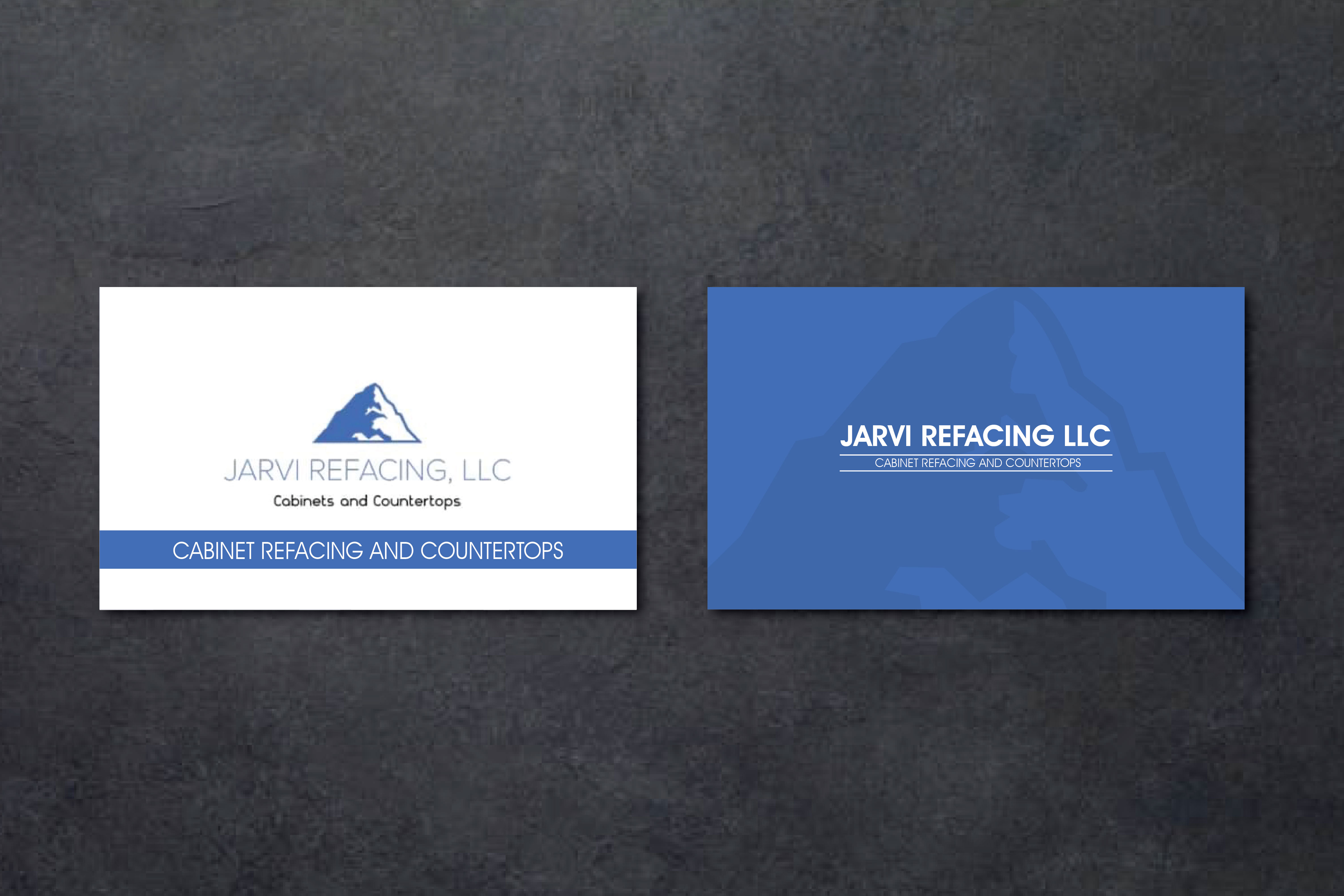 Diseño de Tarjeta de Presentación por artbitin para Jarvi Refacing LLC | Diseño #28879453