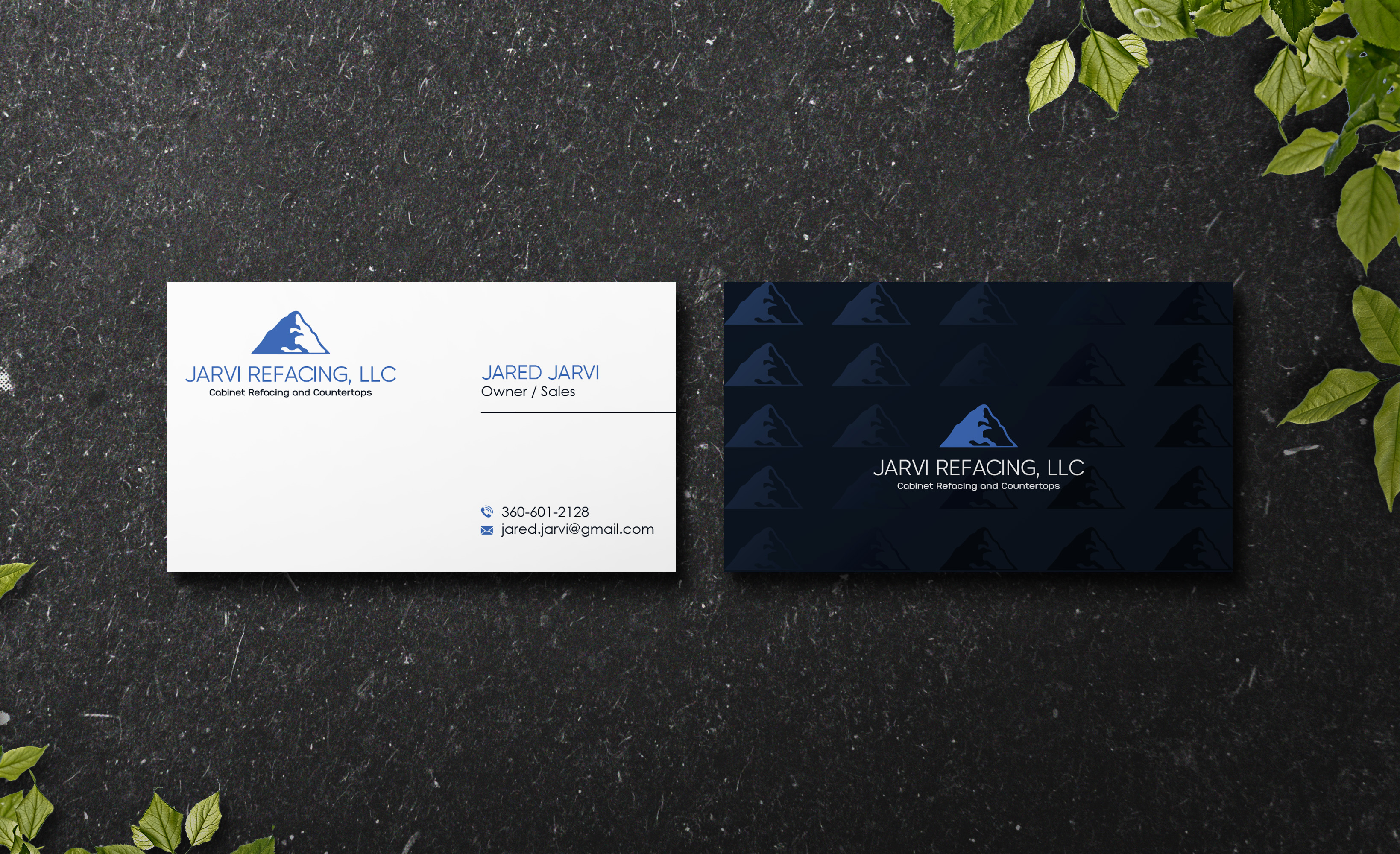 Business Card Design by Verified artistry (Design garden) for Jarvi Refacing LLC | Design #28883403