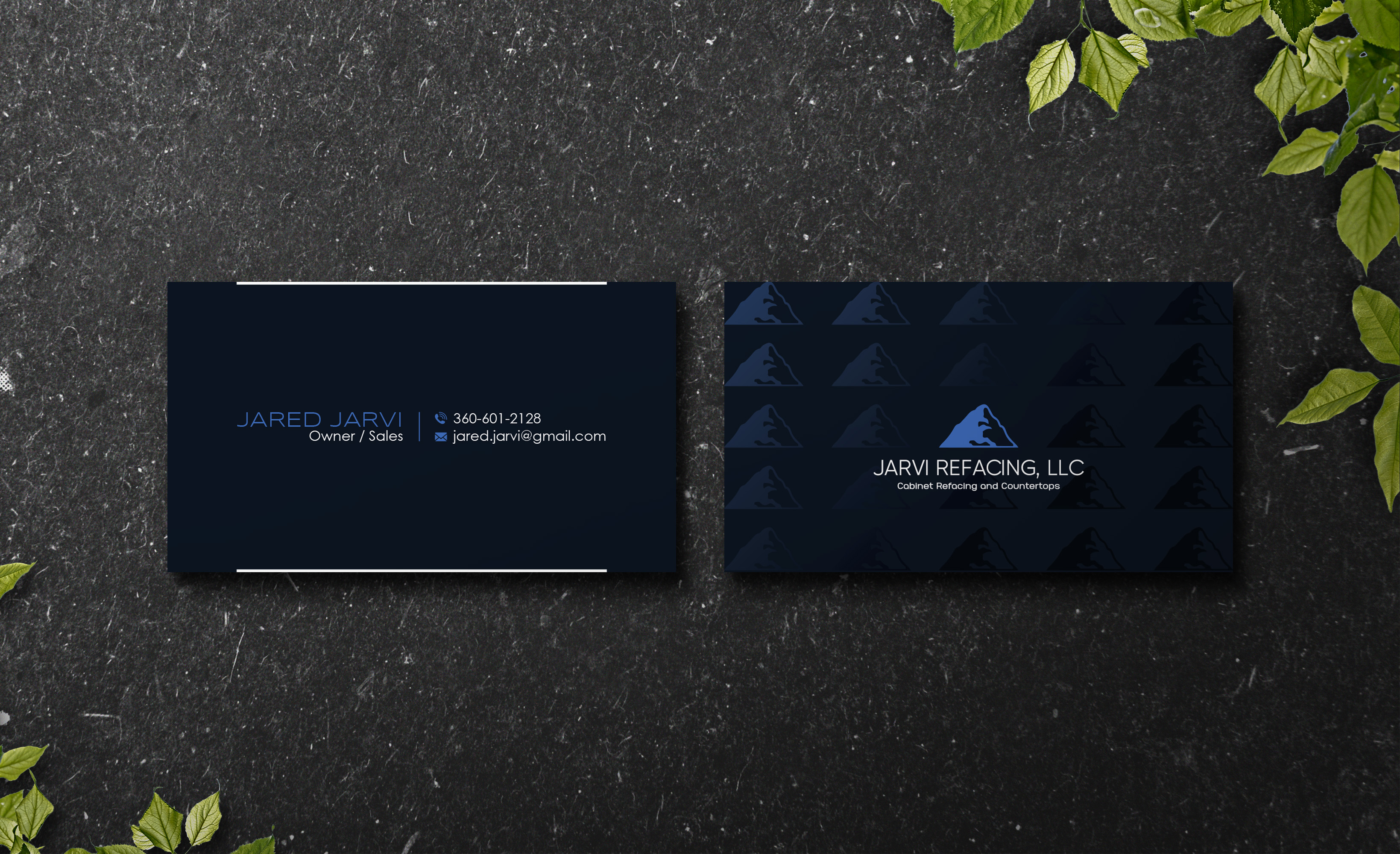 Business Card Design by Verified artistry (Design garden) for Jarvi Refacing LLC | Design #28883409