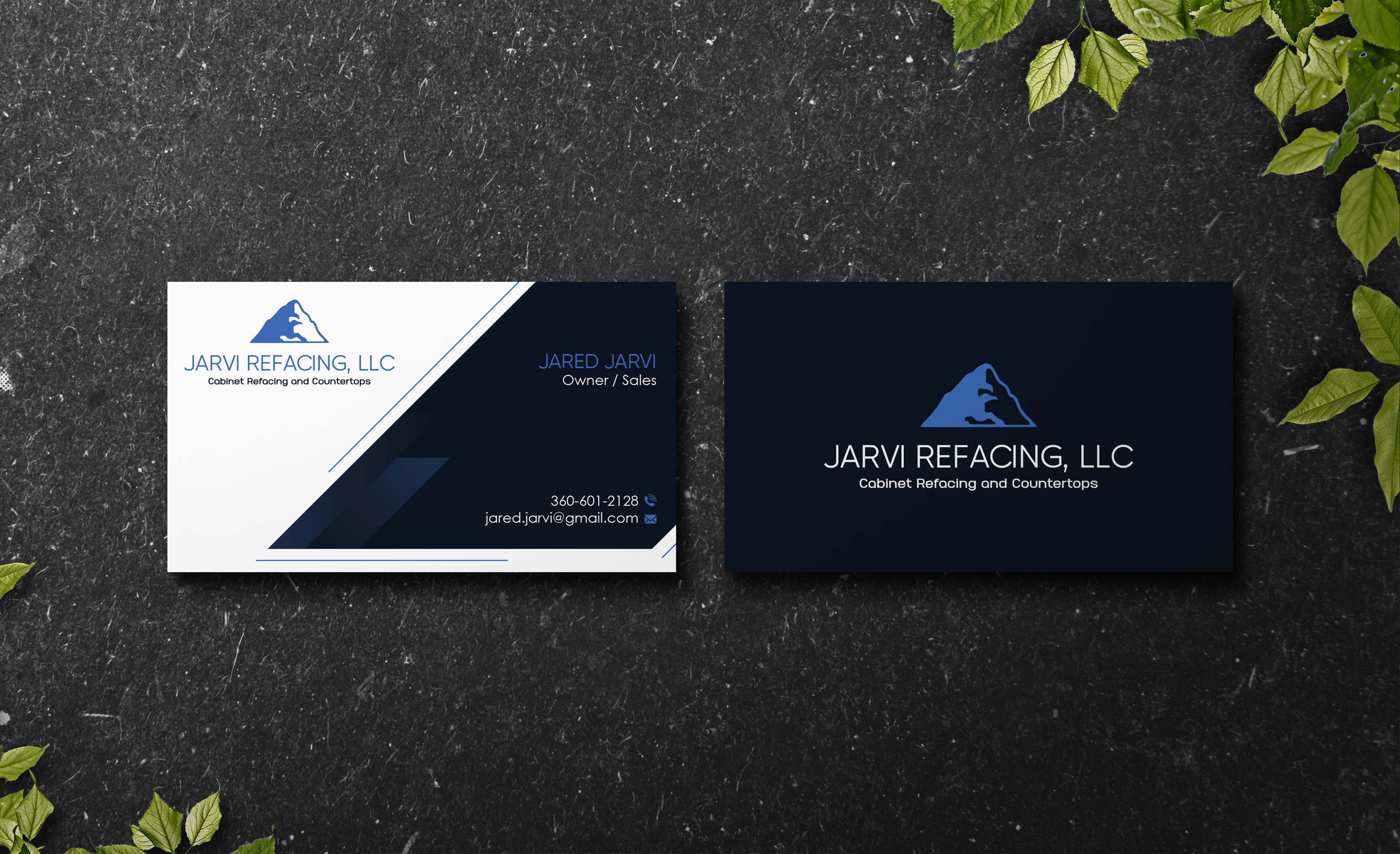 Business Card Design by Verified artistry (Design garden) for Jarvi Refacing LLC | Design #28883416