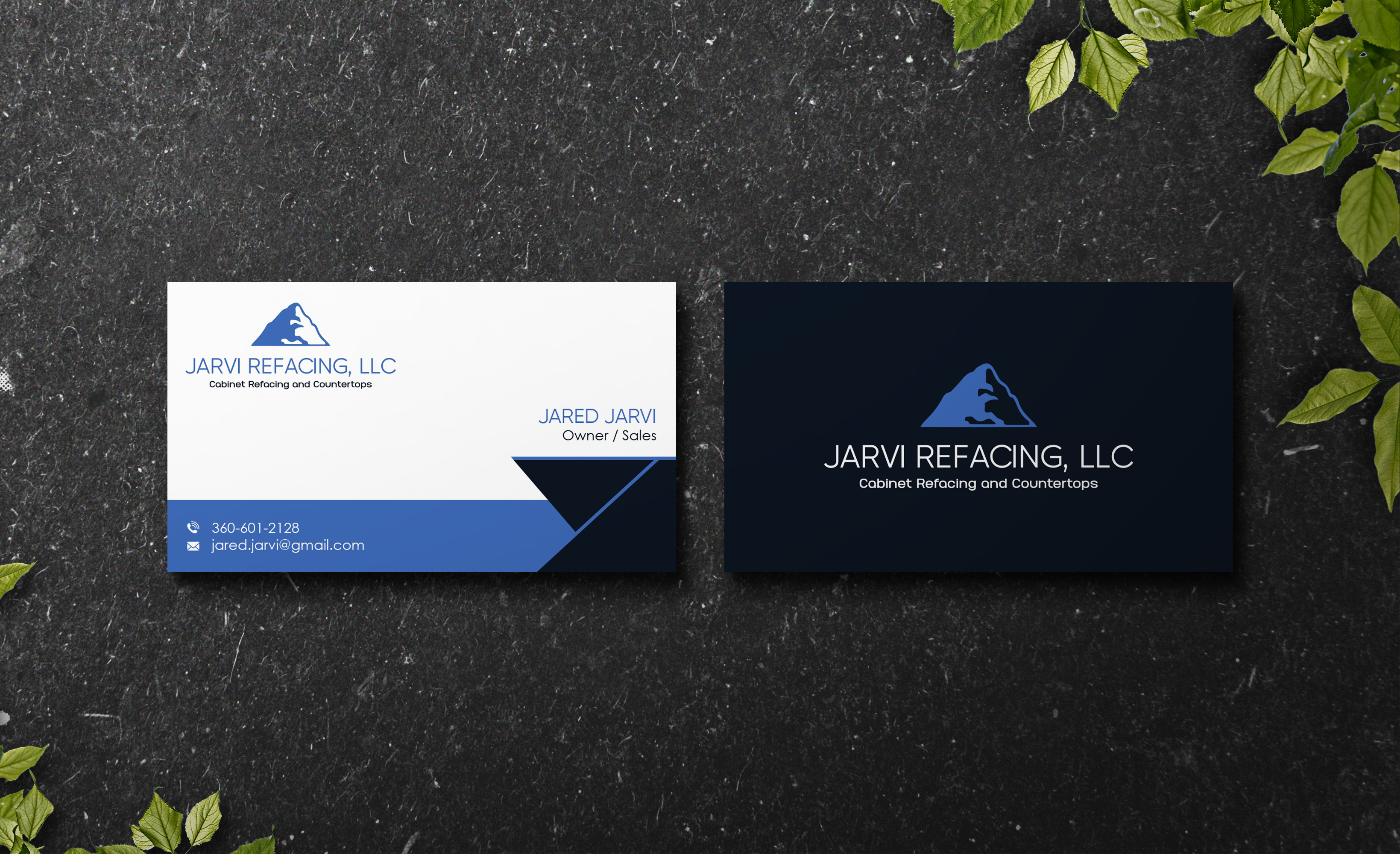 Business Card Design by Verified artistry (Design garden) for Jarvi Refacing LLC | Design #28883421