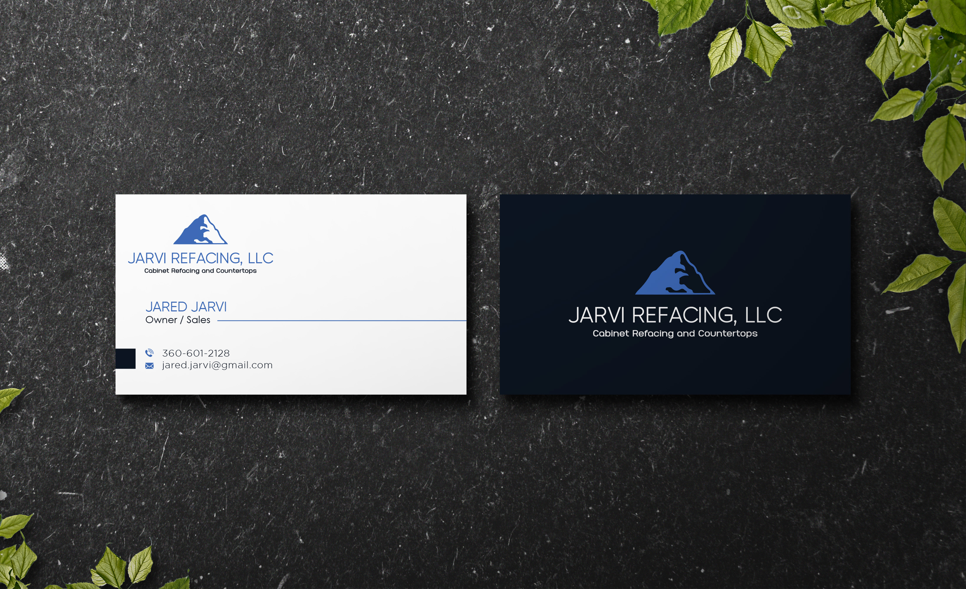 Business Card Design by Verified artistry (Design garden) for Jarvi Refacing LLC | Design #28883422