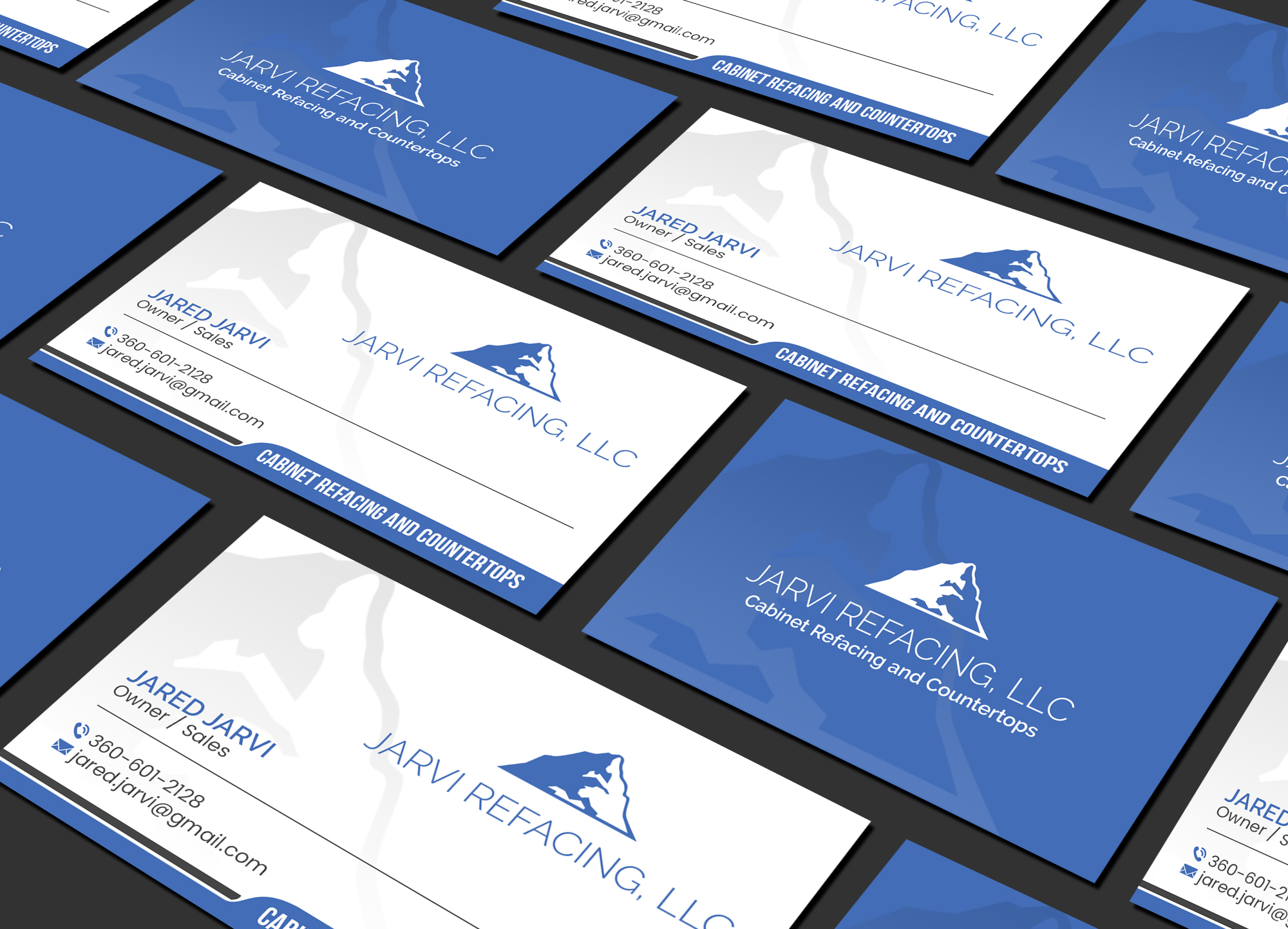 Diseño de Tarjeta de Presentación por Creations Box 2015 para Jarvi Refacing LLC | Diseño #28883744